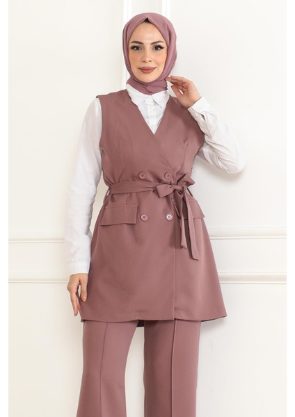 Kemer Detaylı Ikili Takım Gül Kurusu 19232 fiyatları