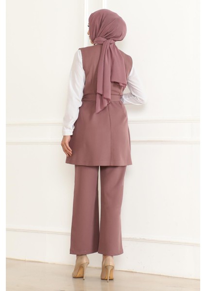 Kemer Detaylı Ikili Takım Gül Kurusu 19232 fırsatları