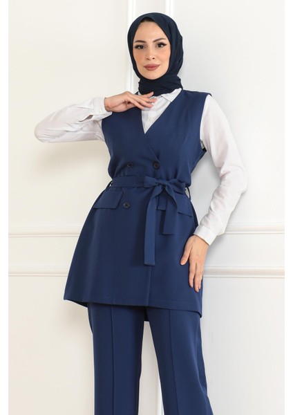Kemer Detaylı Ikili Takım Indigo 19232 fiyatları