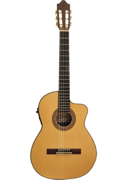 CUT-900S Pro-Blend Elektro Klasik Gitar, Ladin Kapak