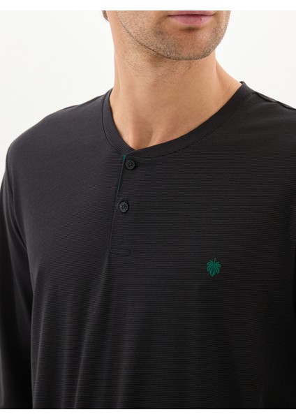Erkek Pijama Takımı 40780 - Siyah modelleri