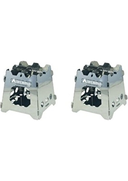 Inox Ateş Kutusu Çantalı G-160 Katlanabilir Paslanmaz Çelik 550 Gr Kamp İçin indirimleri