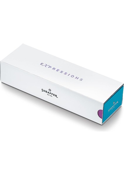 - Wizdesign (Yeni) 9376-0 100 Expressıon Dolmakalem Sedefli Mavi - Pembe Degradeli (Isme Özel)