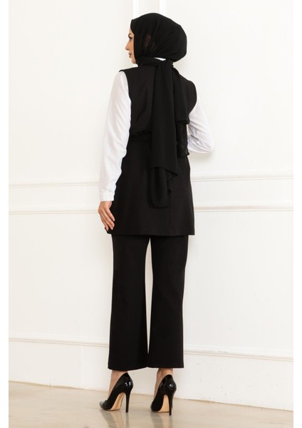 Kemer Detaylı Ikili Takım Siyah 19232 fırsatları