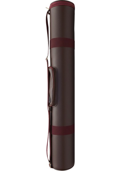 Suni Deri Proje Tüpü Cepli 10,5 cm Bordo