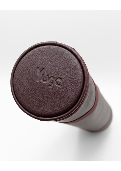 Suni Deri Proje Tüpü Cepli 10,5 cm Bordo