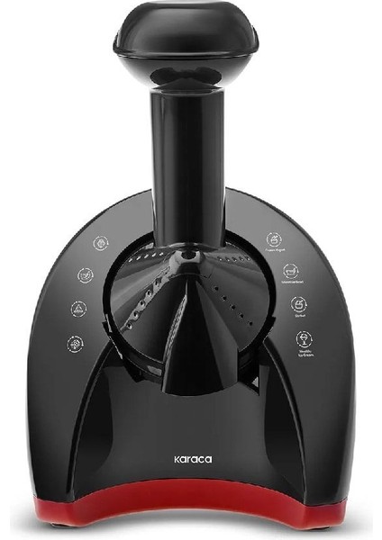 Sağlıklı Dondurma ve Sorbe Makinesi, Kırmızı, Ferah Lezzetler Için Ideal modelleri