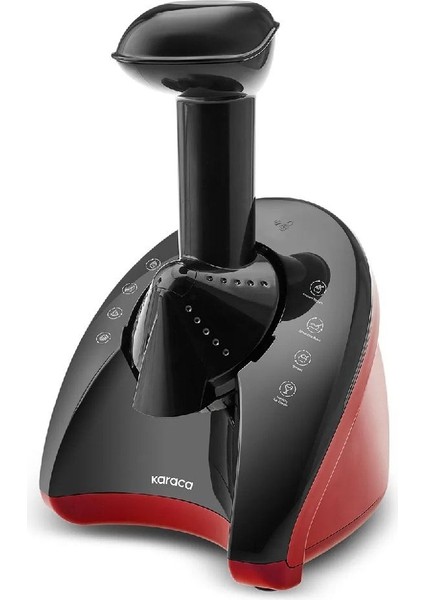 Sağlıklı Dondurma ve Sorbe Makinesi, Kırmızı, Ferah Lezzetler Için Ideal