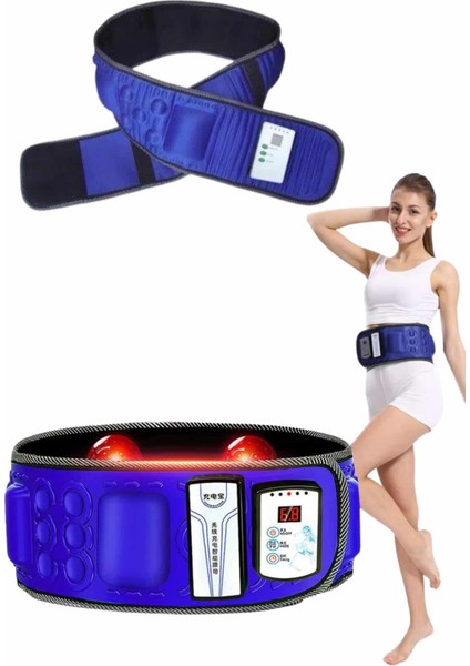 Zeroshop Göbek Inceltme Kemeri Kas Gevşetici Masaj Aleti Titreşimli Masaj Kemeri fırsatları