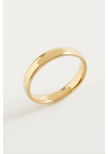 Allzey Çelik Alyans Yüzük 4 Mm-19