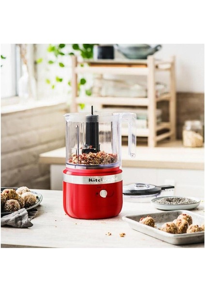 Kablosuz 1,19 L Mutfak Robotu, 5KFCB519, Eer, Empire Red, Şık ve Kullanışlı modelleri