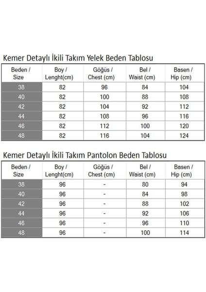 Kemer Detaylı Ikili Takım Indigo 19232 indirimleri