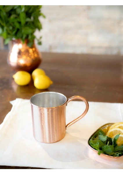 Bakır Kupa Bardak Düz Model (Mat Bakır Renk 500 ml) fiyatları