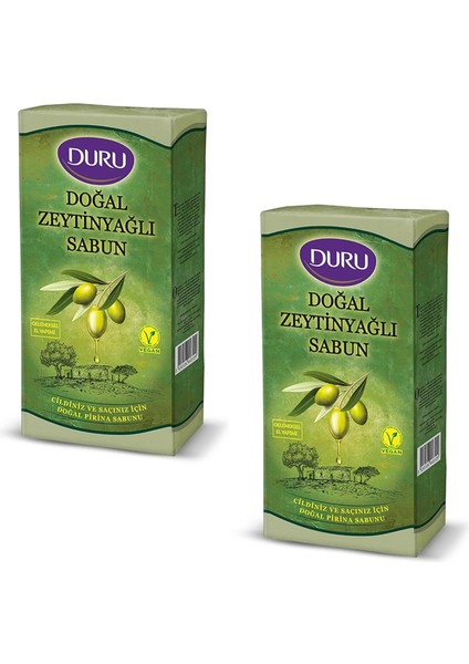 Otantik Pirina Sabunu 800 gr Zeytinyağlı x 2 Adet