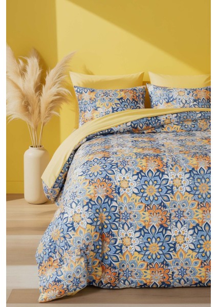 Mandala Desenli Tek Kişilik Nevresim Takımı Pamuklu