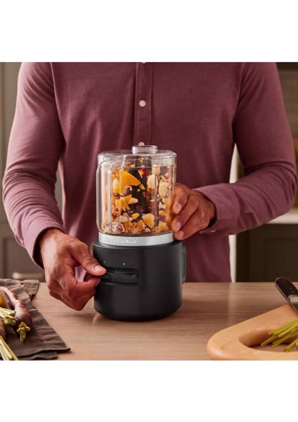 Kablosuz Mini Mutfak Robotu, Siyah, Hafif ve Kullanışlı, Bataryasız fırsatları