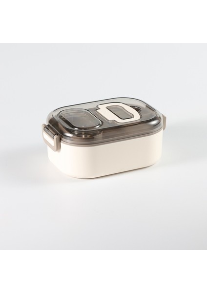 Taşınabilir Öğrenci Öğle Yemeği Kutusu Sıcak Bantlı Mikrodalgada Kullanılabilir Çatal Bıçaklı Bireysel Daldırma Kabı (Yurt Dışından)