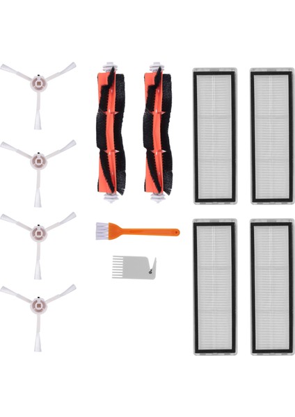 Xiaomi Mijia 1c STYTJ01ZHM Robot Süpürge Parçaları Aksesuarları Için 10'lu Paket Ana Fırça Yan Fırça Filtresi (Yurt Dışından) fiyatları