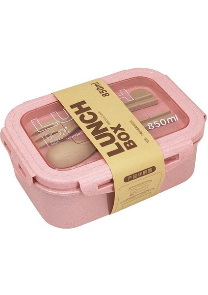 Öğrenciler Için Buğday Samanından Yapılmış Çevre Dostu Mikrodalgada Kullanılabilir Beslenme Çantası (Yurt Dışından)