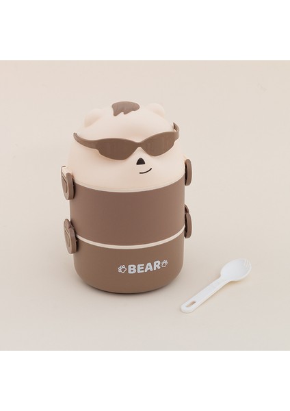 Güneş Gözlüğü Ayı Öğrenci Beslenme Çantası Mikrodalgada (Yurt Dışından)