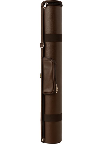 Suni Deri Proje Tüpü Cepli 10,5 cm Kahverengi