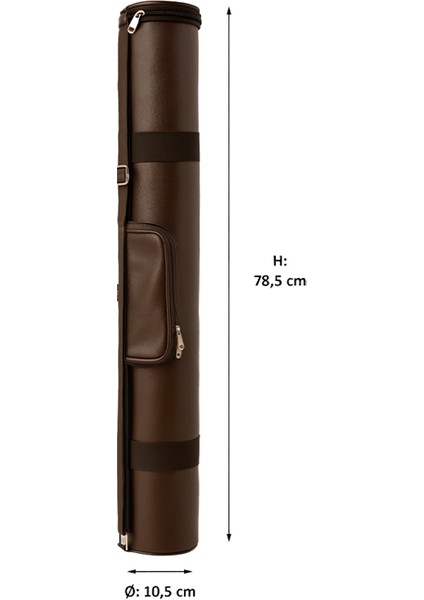 Suni Deri Proje Tüpü Cepli 10,5 cm Kahverengi modelleri
