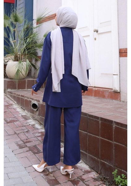 Parıltı Taş Detaylı Takım Indigo 19264 fırsatları