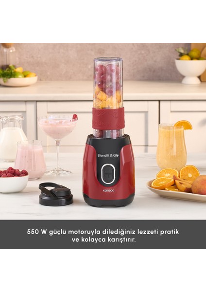 Blendfit Go Personal Kişisel Smoothie Blender Rudolph Red fırsatları