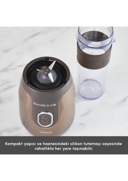 Blendfit Go Personal Kişisel Smoothie Blender Walnut Brown modelleri