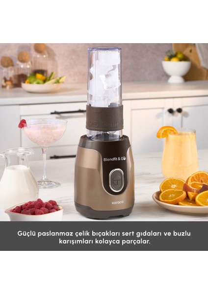 Blendfit Go Personal Kişisel Smoothie Blender Walnut Brown fırsatları