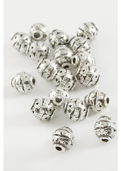 Allzey Metal Top Tesbih Ara Aparatı 50 Gram-Gümüş Rengi