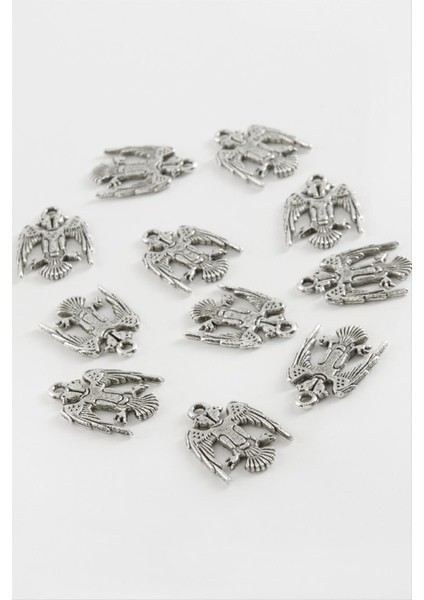 Allzey Çifft Başlı Kartal Tesbih Aparatı 50 Gram-Gümüş Rengi fiyatları