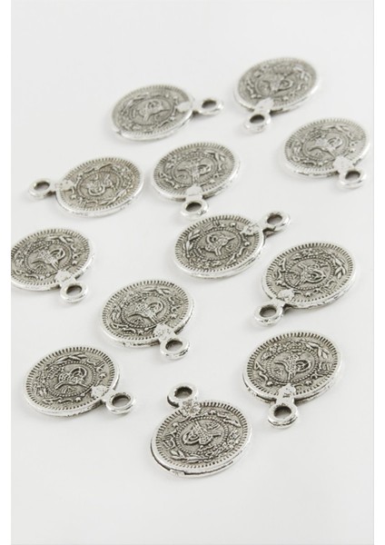 Allzey 1,8 cm Tuğra Para Tesbih Aparatı 50 Gram-Gümüş Rengi fiyatları