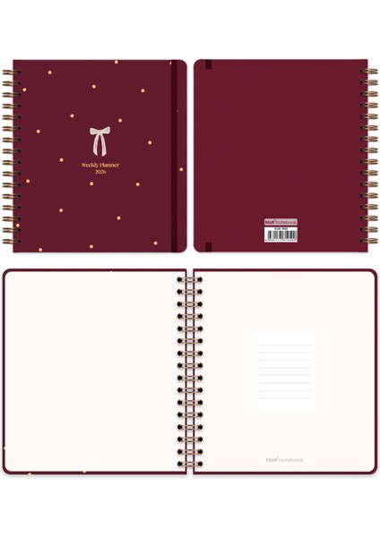 2026 Yılı Haftalık Kare Ajanda - 12 Aylık Fiyonk fiyatları