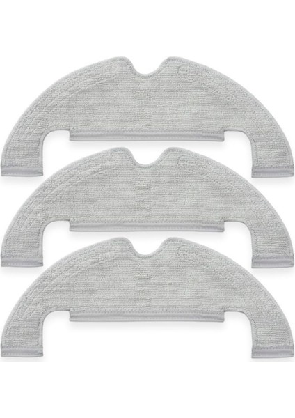 Dreame D10 PLUS,D10S PLUS,L10 PLUS,Z10 Pro Uyumlu Mop Paspas Yedek Seti-3 Adet