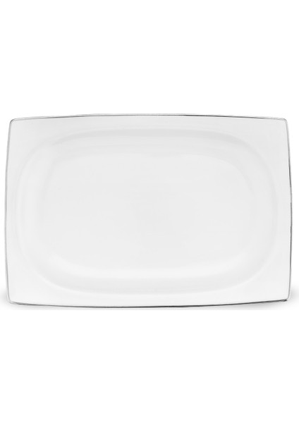 Yeni Karmen 60 Parça 12 Kişilik Yemek Takımı Kare Platin modelleri