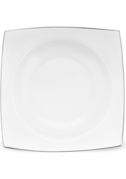 Yeni Karmen 60 Parça 12 Kişilik Yemek Takımı Kare Platin fırsatları