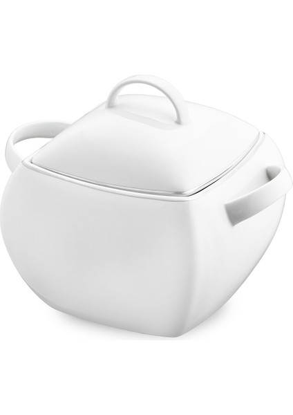 Yeni Karmen 60 Parça 12 Kişilik Yemek Takımı Kare Platin indirimleri