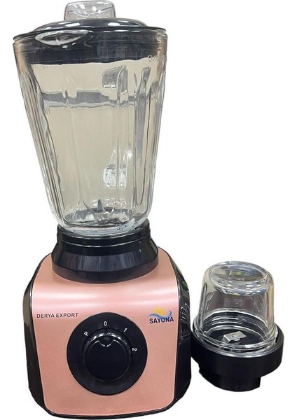 1250 Watt Pembe Çok Amaçlı Mikser, Güçlü ve Şık Tasarım