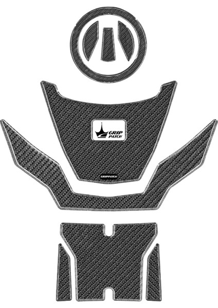 APRİLİA TUONO-660/FACTORY 2025 YAN DEPO KORUMA 6D KARBON TANK PAD