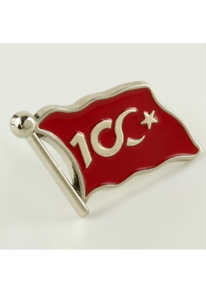 Msa-Shop Cumhuriyetin 100. Yılına Özel Yaka Rozet-Gümüş Rengi modelleri