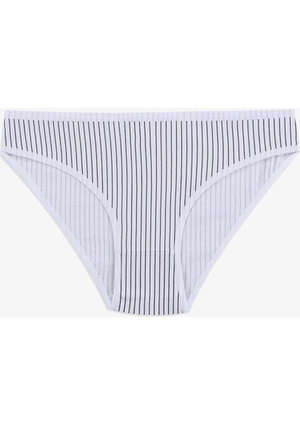 Kadın 7'li Desenli Pamuklu Likralı Külot