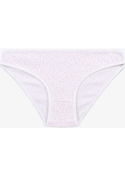 Kadın 7'li Desenli Pamuklu Likralı Külot