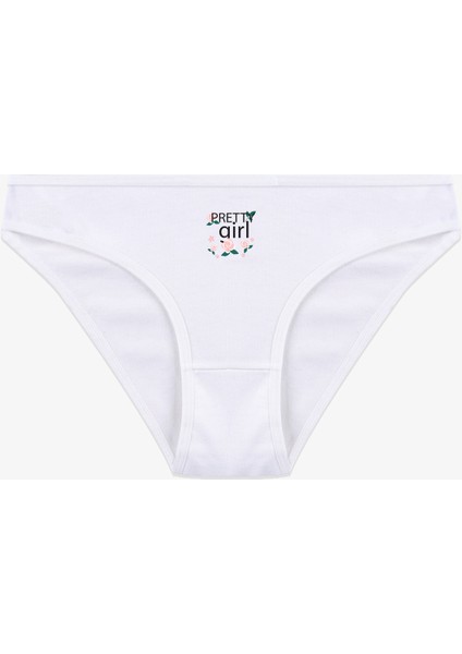 Kadın 7'li Desenli Pamuklu Likralı Külot