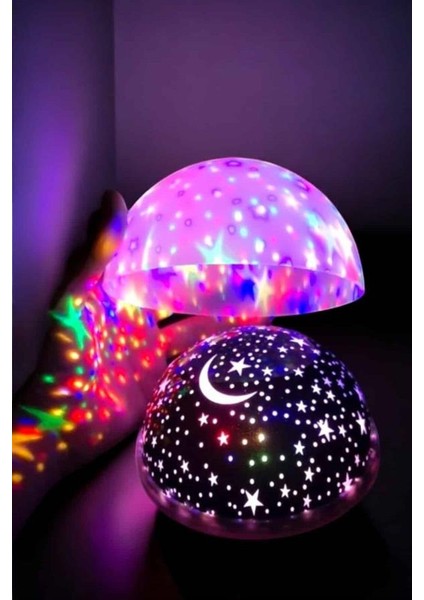 Zeroshop Mavi ve Mor Işıklı Star Master Projeksiyon Lambası fırsatları
