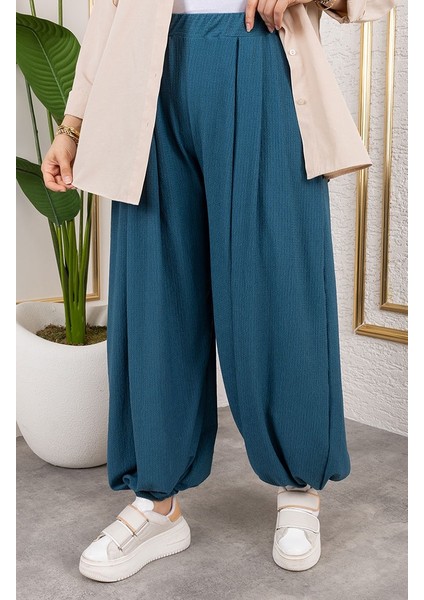 Beli Lastikli Şalvar Pantolon 0001-03 Petrol fiyatları