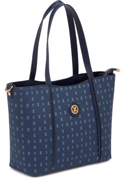 Lacivert Print Kadın Omuz Çantası - S1WPR0000804-T1F fiyatları