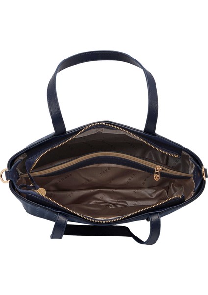 Lacivert Print Kadın Omuz Çantası - S1WPR0000804-T1F fırsatları