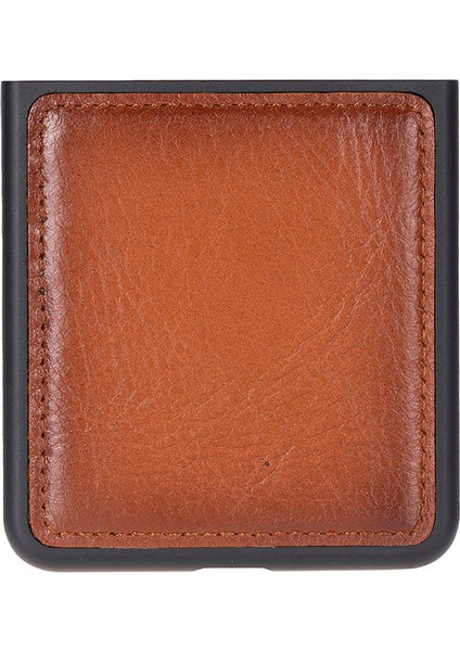 Bloomcase Flex Cool Tan Hakiki Deri Samsung Galaxy Z Flip 7 Kılıf(6.9"-4.1") modelleri