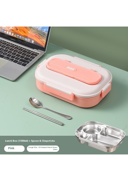 304 Paslanmaz Çelik Öğrenci Yalıtımlı Öğle Yemeği Kutusu (Yurt Dışından)